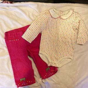 Gymboree 12-18 Month Polka Dot set